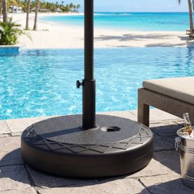 Fillable Umbrella Base 90 LBS Heavy Duty Sand Filled Round Market Umbrella Stand