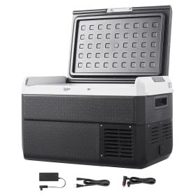 12 Volt Car Refrigerator, 42.3QT/40L Car Fridge, Portable Electric Cooler with -4-68 F Adjustable Temperature