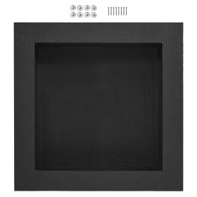 Shower Niche Ready for Tile 16" x 16", Single Shelf Organizer, Square Corners Wall-inserted Niche Recessed