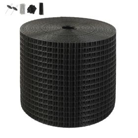 6 inch x 100ft Solar Panel Bird Guard, Critter Guard Roll Kit with 60pcs Aluminum Alloy Fasteners, Solar Panel Guard with Rust-proof PVC Coating