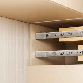 Drawer Cabinet Slides Brackets 10 Pairs For 100 LBS Side Mount Rail (Option: Silver)