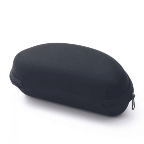 Sports Wrap Around Cycling Sunglasses Men Women UV400 Protection Polarized Mirror Lens Windproof Bike Driving Running Outdoor Sports Shield Visor (Style: Black zipper case)