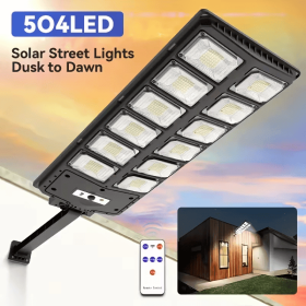 8000LM 8500K LED Solar Street Light 800W Commercial Oudoor Lights Outdoor Waterproof Hight Brightness LED (1PCS: 1PCS)
