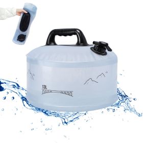 13L Portable Water Bag, Durable Leak-Proof Bucket, Collapsible Water Container, Suitable For Outdoor Camping, BBQ, Hiking, Travel, Backpacking, R (Style: 13L European and American Style Water Storage Container)