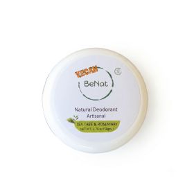 Vegan Deodorant Cream - All-Day Natural Odor Protection with Organic Coconut Oil & Essential Oils for Women, Men & Teens (Aluminum-Free, 1.76oz) (Options: Vegan - Tea Tree & Rosemary)